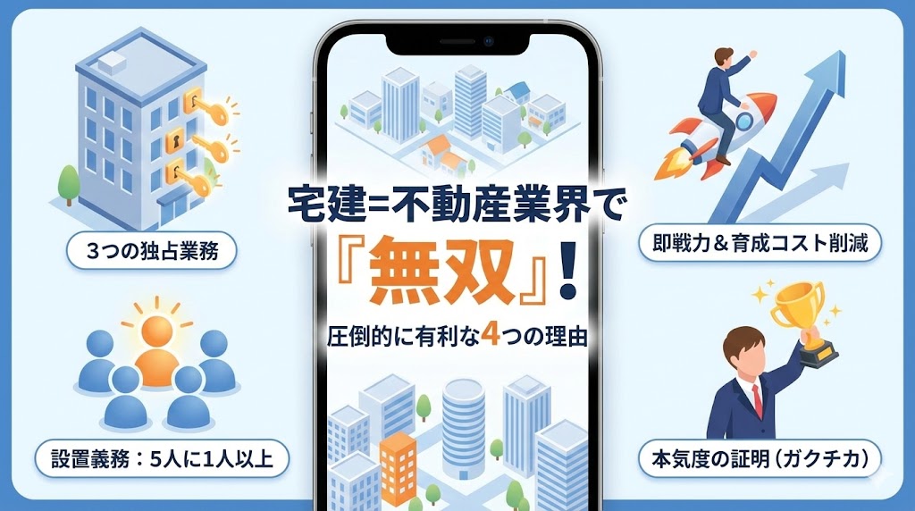 宅建があれば不動産業界の就活は無双？圧倒的に有利に働く理由